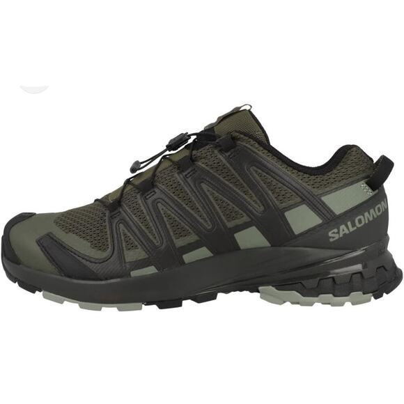 Salomon Other - Salomon Xa Pro 3D V8 Trail Running Shoes Men’s 9 green and grey